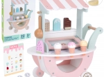 Chariot de crème glacée en bois Woopie Green