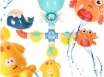 Kit de bain avec tuyaux et fontaine – animaux marins