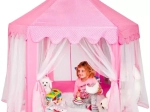 Tente pour enfants rose Kruzzel – palais féerique pour la maison et le jardin