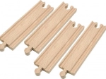 Rails moyens pour train en bois 16 cm