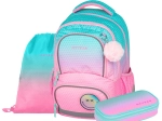 Set scolaire OXYBAG OXY NEXT Ombre Pink – sac à dos, trousse et sac