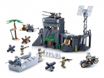 Bunker militaire Sluban dans les dunes – jeu de construction