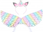 Costume de licorne avec ailes et serre-tête