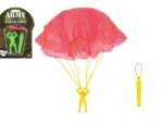 Parachutiste volant avec parachute – figurine 9 cm