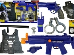 Set de jeu de police avec sons de tir et accessoires