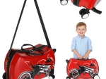 Valise enfant roulante à roulettes motif moto 30 l