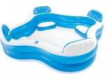 Piscine de jardin gonflable avec sièges 229 × 229 cm INTEX
