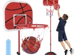 Panier de basket pour enfants à hauteur réglable 109–170 cm ISO TRADE