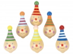 Toupie en bois motif clown SMALL FOOT