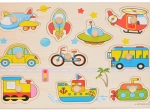 Puzzle en bois Transport