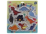 Autocollants aquatiques dinosaures pour enfants