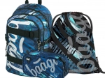 Set scolaire BAAGL Skate Structures – sac à dos, trousse et sac