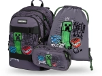 Ensemble 3 Skate Baagl Minecraft TNT: Sac à dos, Trousse, Sac