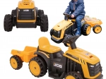Tracteur électrique pour enfants EVO JCB avec remorque
