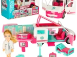 Hôpital ambulant mobile avec poupée et accessoires