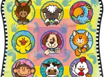 Tapis de défis dansants pour enfants avec animaux