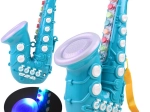 Saxophone interactif pour enfants avec lumières et mélodies