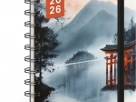 Agenda spirale Notique Petito Japon 2025/2026