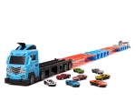 Camion dépanneuse avec piste de course double 210 cm, set de 8 pièces