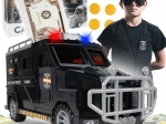 Tirelire coffre-fort voiture de police SWAT
