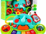 Éléphant interactif avec mini piano pour enfants 6m+ – jouet musical et hochet