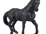 Mojo cheval andalou noir – figurine réaliste en plastique