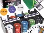 Set de poker en boîte métallique 200 jetons MALATEC