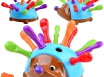 Hérisson éducatif avec piquants colorés pour la motricité fine