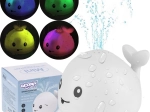 Woopie – Baleine de bain à LED avec jet d’eau