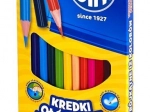 ASTRA crayons de couleur triangulaires avec taille-crayon, 12 pcs