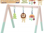 Tooky toy baby gym support avec 3 suspensions pour bébés
