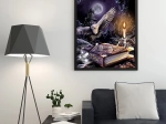 Peinture diamant 5D hibou 30 × 40 cm - 1 pièce