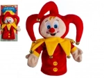 Marionnette peluche Pierrot à grelots, 28 cm