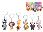 Porte-clés animal aux grands yeux - 1 pièce