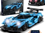 Set de construction CaDA voiture de sport Helios télécommandée avec feux LED