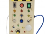 Busy board LED interactive en bois 2Kids Toys