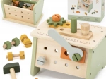 Viga PolarB mini atelier 2-en-1 set d’outils en bois