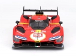 Bburago 1:24 Ferrari Racing - 499P LMH - Rouge n°51