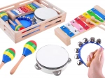 Ensemble musical en bois pour enfants 4 en 1