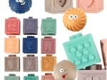 Cubes et balles souples sensoriels, ensemble éducatif de 15 pièces