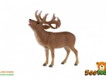 Figurine en plastique cerf élaphe 13 cm