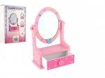 Boîte à bijoux en bois avec miroir pour petites princesses