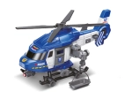 Hélicoptère de police avec effets