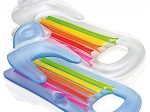 Matelas flottant gonflable avec dossier et porte-gobelet INTEX