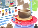 Tours de potier pour enfants – kit créatif avec argile et peintures 600 g