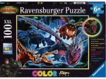 puzzle lumineux comment dresser un dragon 3 xxl 100 pièces – ravensburger