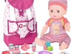 Wopie Coffret Royal baby-sitter, poupée bébé avec accessoires