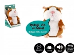 Hamster en peluche parlant Mireček