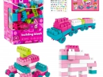 Blocs de construction spatiaux pastel rose 360 pcs