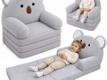 Fauteuil enfant convertible 2-en-1 Koala, gris